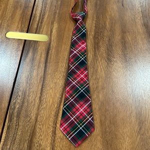 Boy’s Red Plaid Neck Tie